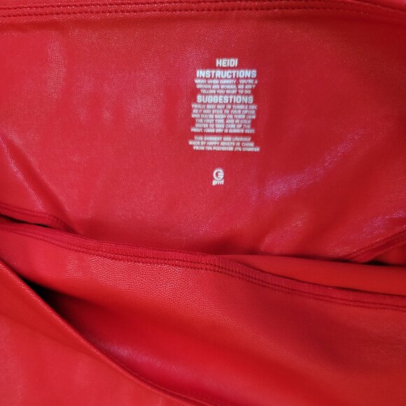 Grrrl Clothing‎ Bike shorts, Intergalactic Shiny Red size Heidi - Picture 5 of 7